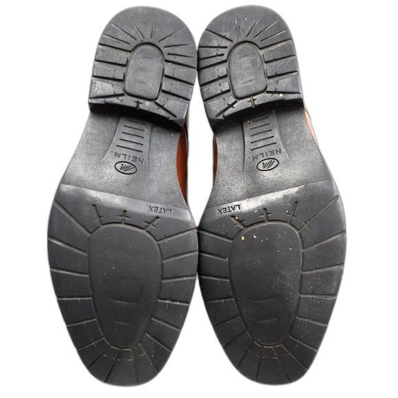 Neil M. 172412 Brown Leather Oxfords Men's Size 10 D - Picture 6 of 9